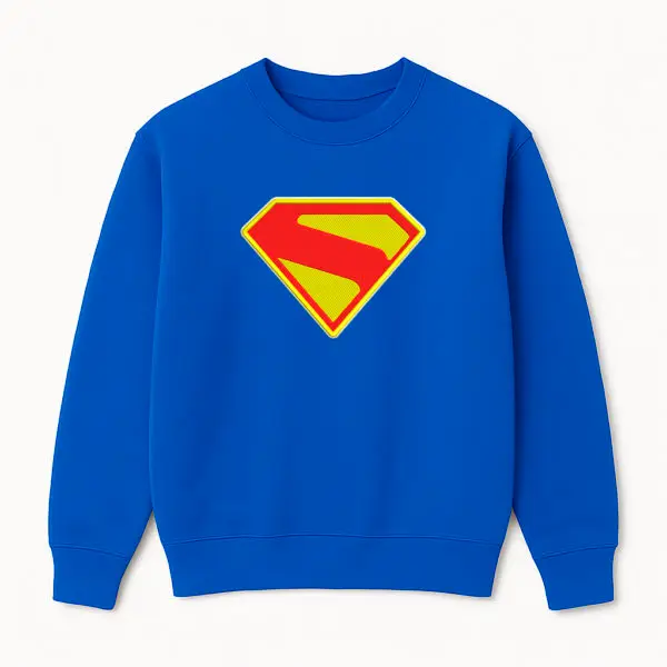 Polera Superman Bordado